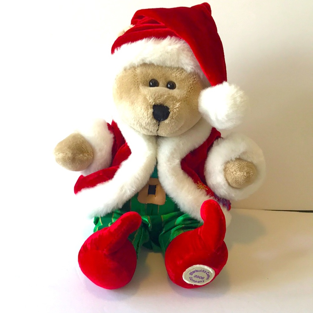 NWT Starbucks Bearista Bear 2006 Holiday Bear